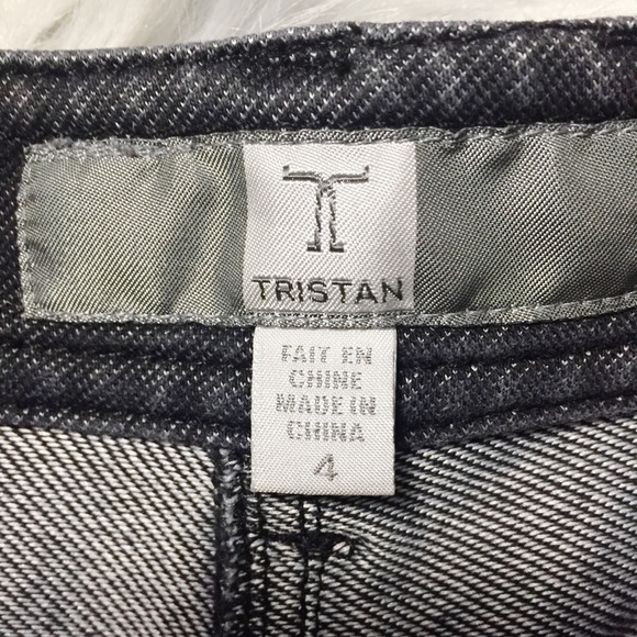 Tristan Black Straight Leg Jeans Size 4 - Picture 7 of 7
